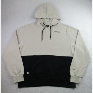 AWS Amazon re:Invent 2024 Official Hoodie Mens Size XXL Beige Black Long Sleeve